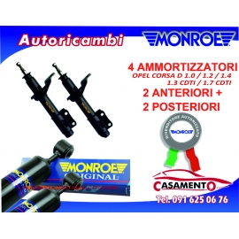 KIT 4 AMMORTIZZATORI MONROE OPEL CORSA D 2006 IN POI